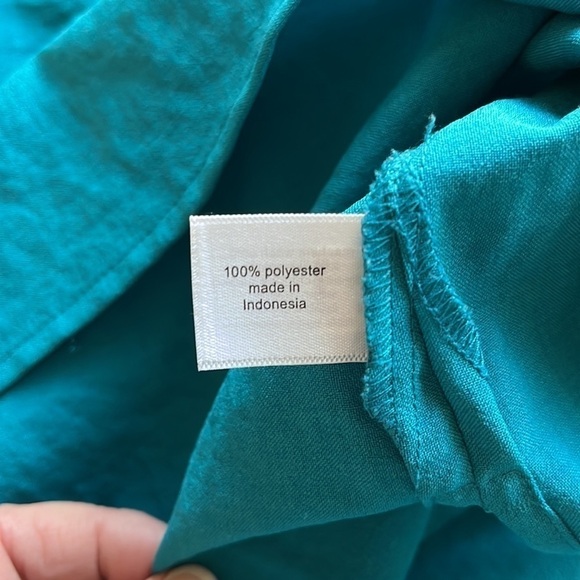 Lane Bryant sleeveless double layer tunic top size 24 back zipper layered tank - Picture 9 of 13